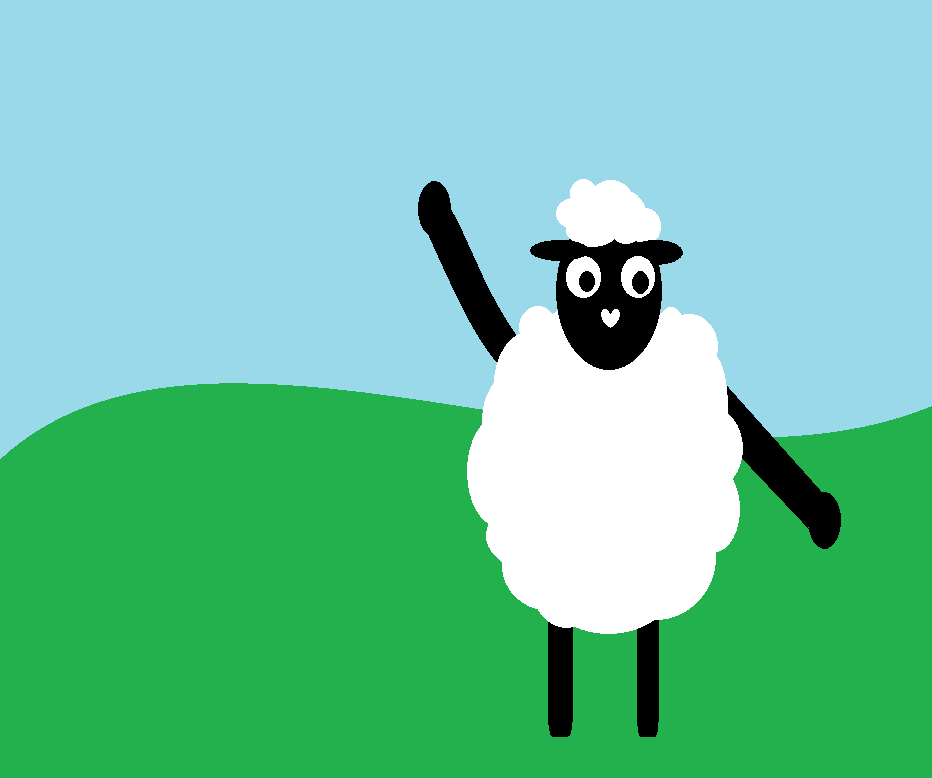 program malování ovečka tančí